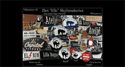 Desktop Screenshot of detlilleskyltmakeriet.se